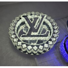 Kристален полилей LV 1164-500 CH Хром 100 W LED 3000-4500-6000 K  ,Диаметър:50см,не е музикален